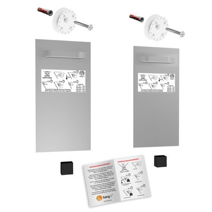 Hang-it Spiegel Aufhänger Set – 10 Spiegelbleche & Abstandshalter Für Sichere Befestigung