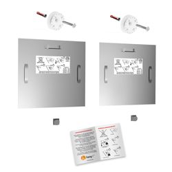 Hang-it Spiegel Aufhänger Set – 10 Spiegelbleche & Abstandshalter Für Sichere Befestigung